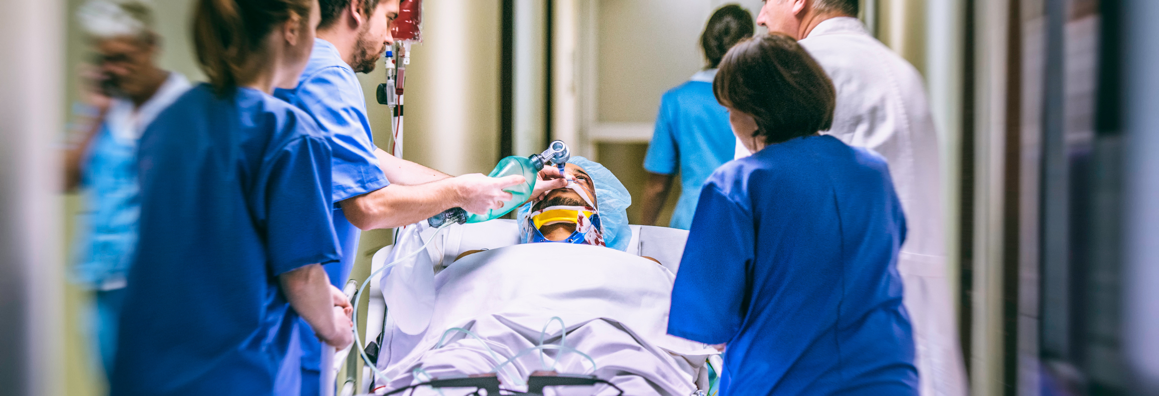 Emergency department or critical care setting